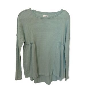 TRUE CRAFT aqua top sz S